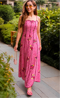 Juliette Gingham Maxi